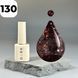 Гель-лак DARK Gel Polish 130 (рубіновий з блискітками), 6 мл DGP13006 фото