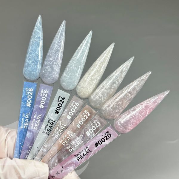 Гель DNKa Builder gel #0025 Pearl (бузковий), 15 мл BGD25-15 фото