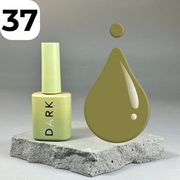 Гель-лак DARK Gel Polish 037 (коричнево-зеленый), 10 мл DGP3710 фото