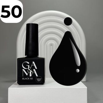 Камуфлирующая цветная база GA&MA Cover base Colored 050 Black (черный), 15 мл 7703184 фото
