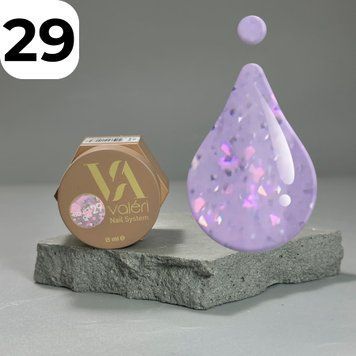 Рідкий гель Valeri Liquid Gel №029 (світло-бузковий), 15 мл VLG15-29 фото