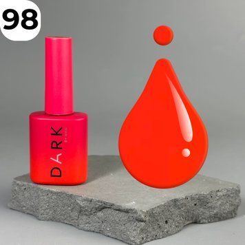 Гель-лак DARK Gel Polish 098 (кораллово-оранжевый), 10 мл DGP9810 фото