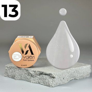 Гель Valeri Dream Builder Gel №013 (перламутрово-білий), 15 мл VDBG15-13 фото