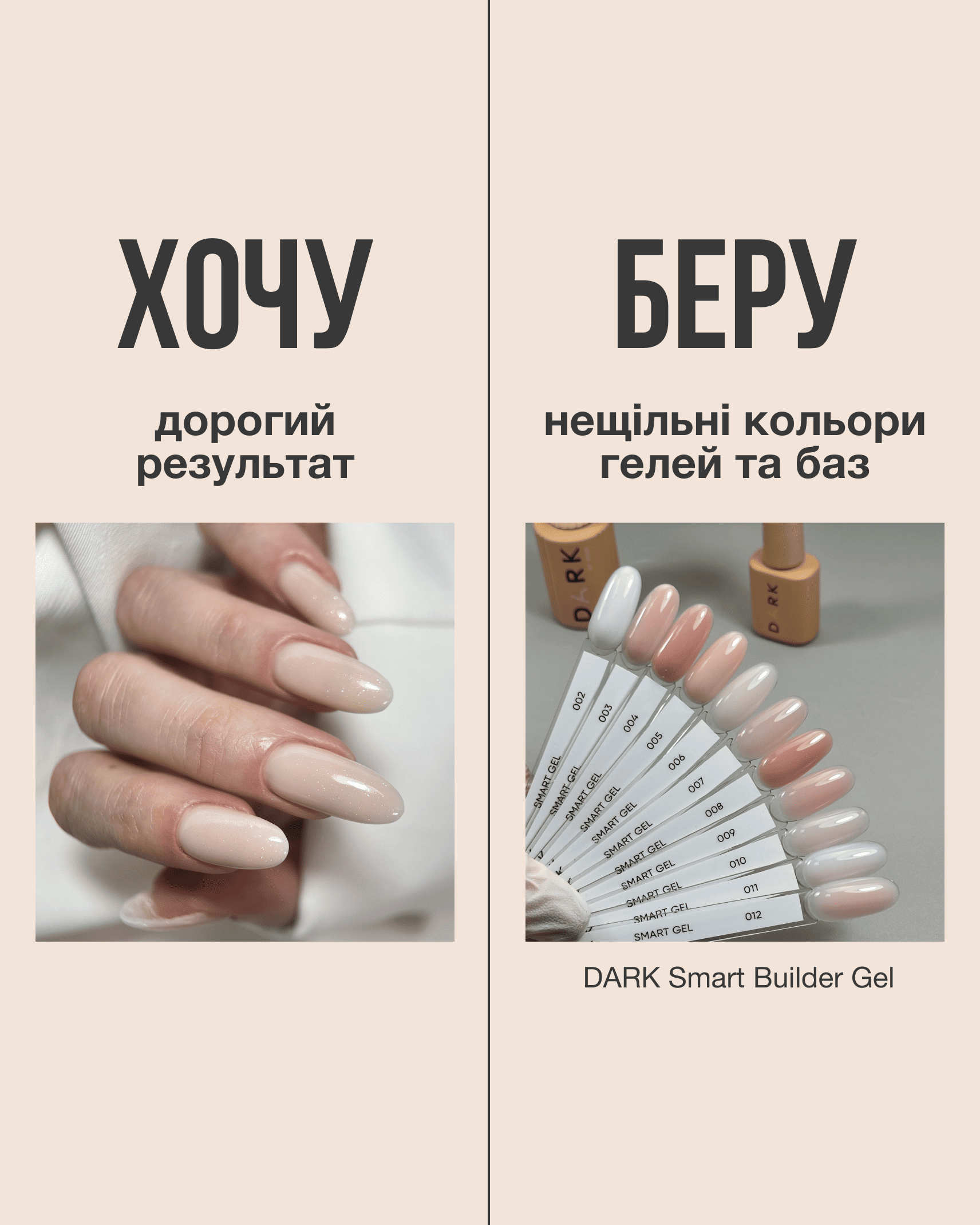 Valeri Acryl Gel для ремонту кута нігтя полігелем
